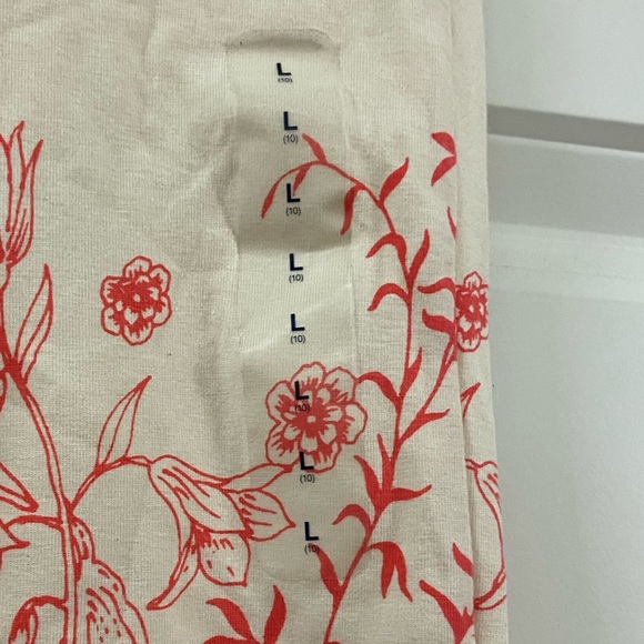 GapKids Cream & Orange-ish Leggings - Picture 3 of 4